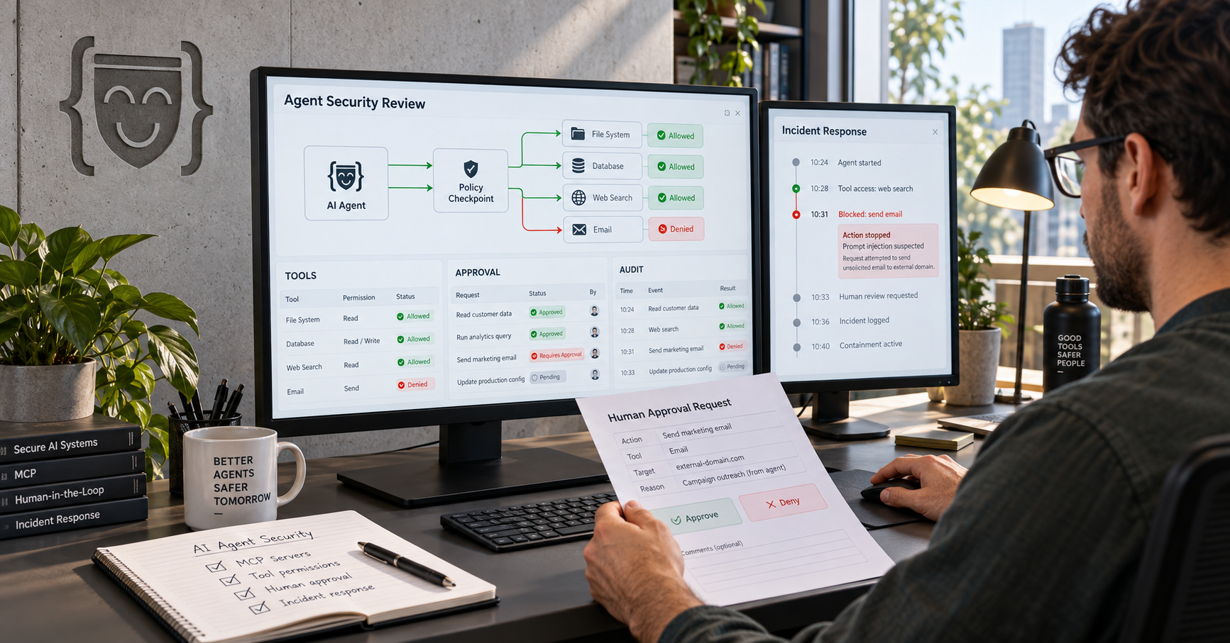 AI Agent Security in 2026: MCP Servers, Prompt Injection, Tool Permissions, Human Approval, and Incident Response