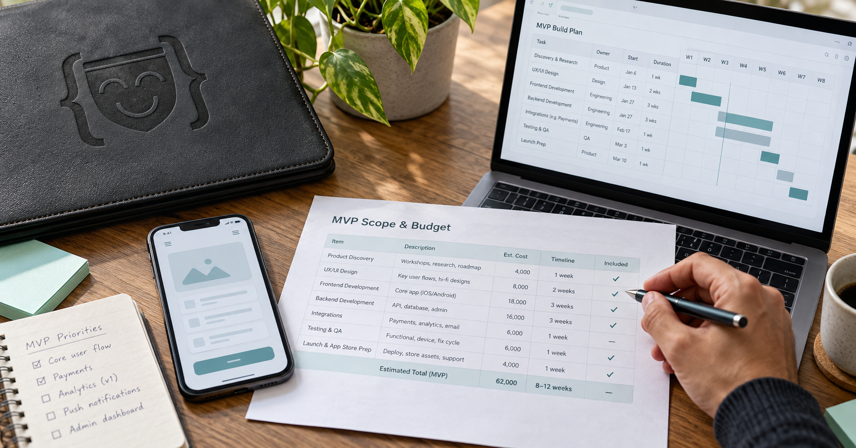 How Much Does It Cost to Build an MVP App? A Founder’s Budget, Timeline, and Hidden-Cost Guide